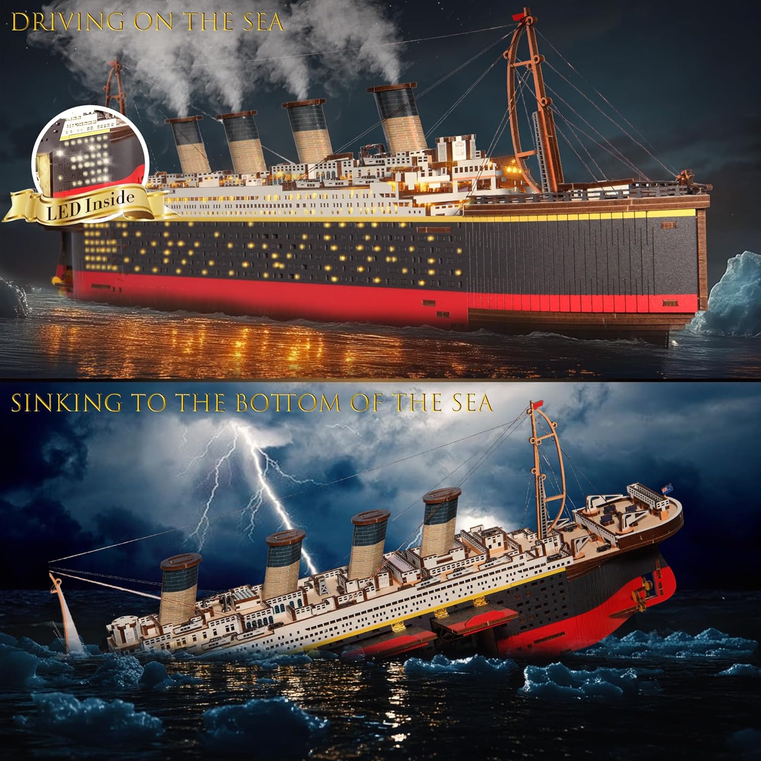 Titanic 3D Wooden Puzzles: Bringing History to Life in Your Home, image size:1500x1500
