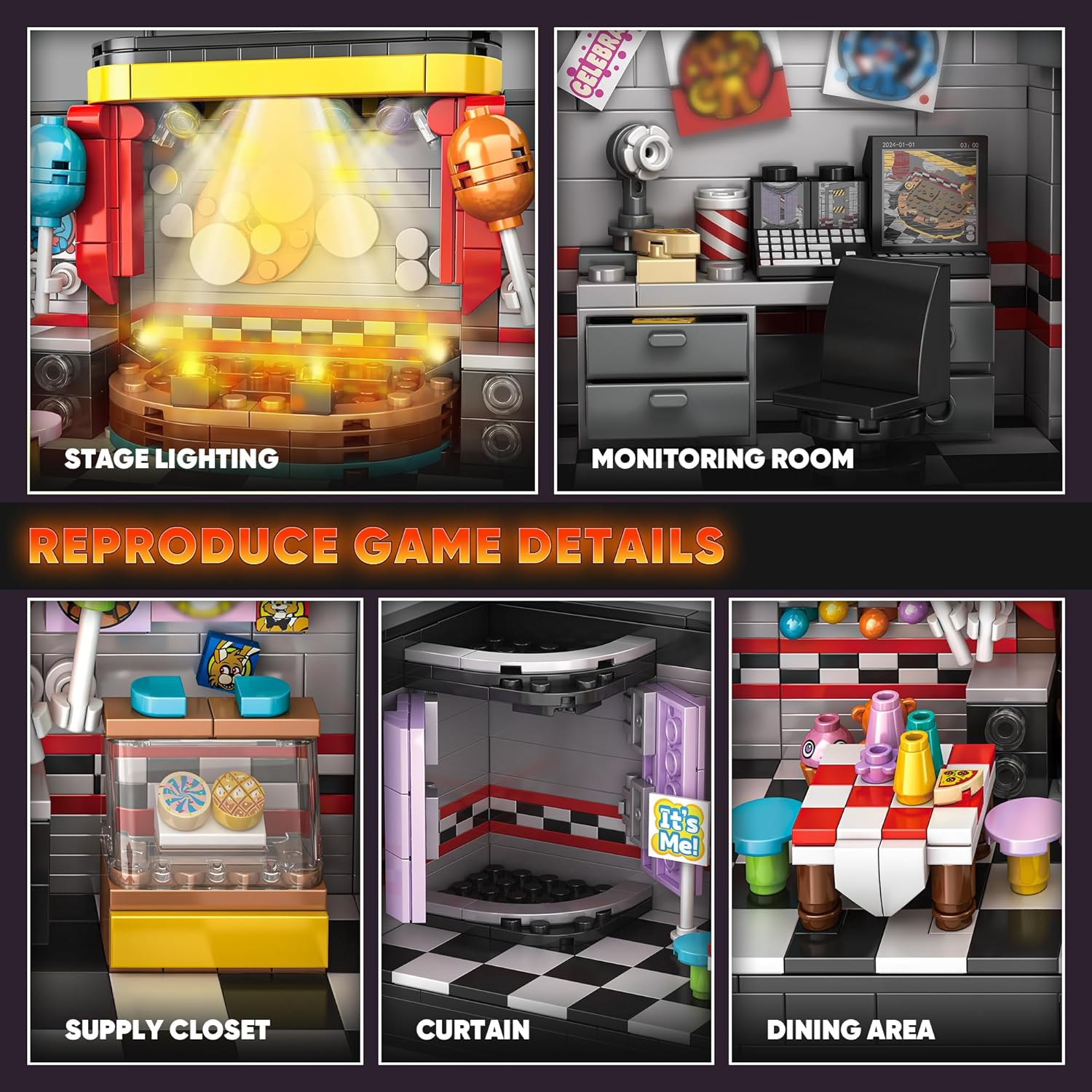 TOKMOC 66039 FNAF Building Block – A Must-Have Collectible for Die-Hard Five Nights Fans