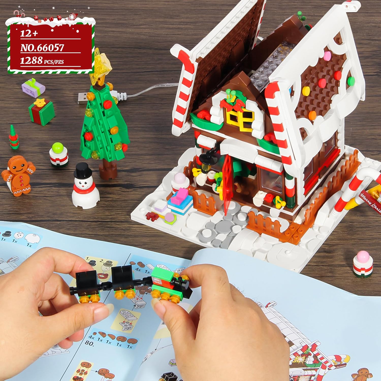 Mini Christmas Gingerbread House Micro Bricks – Tokmoc’s 2026 Desktop Decor Essential