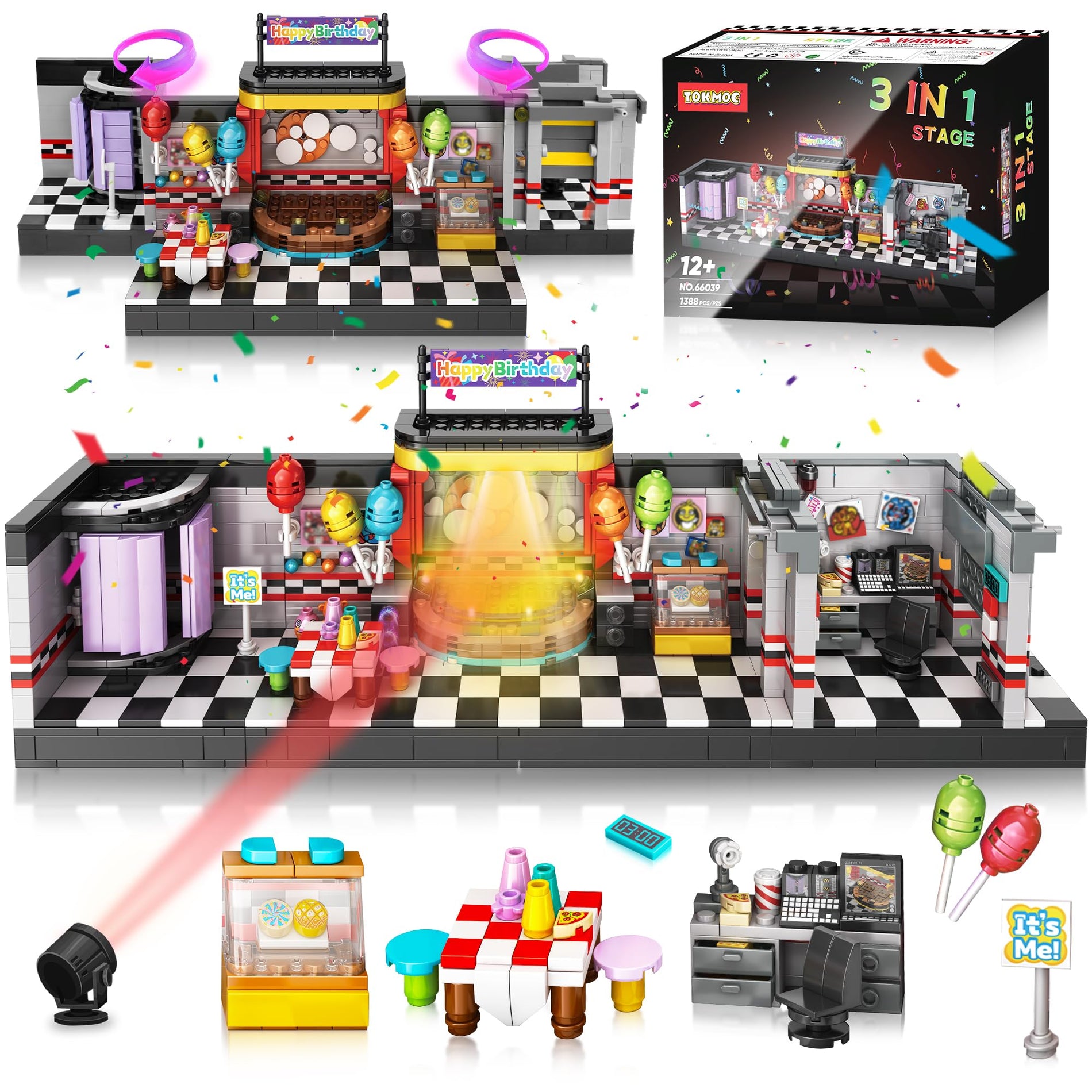 🧩 Recreate the Night Shift: Inside the Five Nights Security Room Building Block Experience