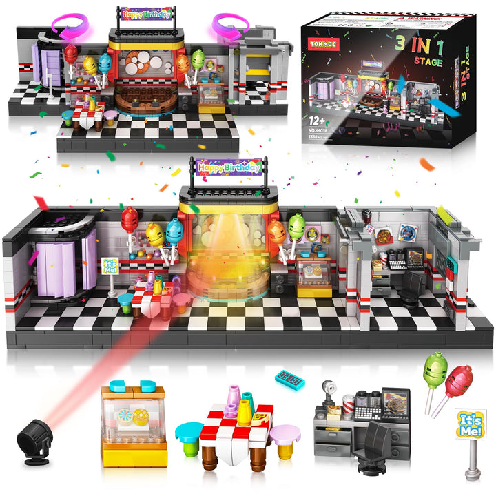 🧩 Recreate the Night Shift: Inside the Five Nights Security Room Building Block Experience