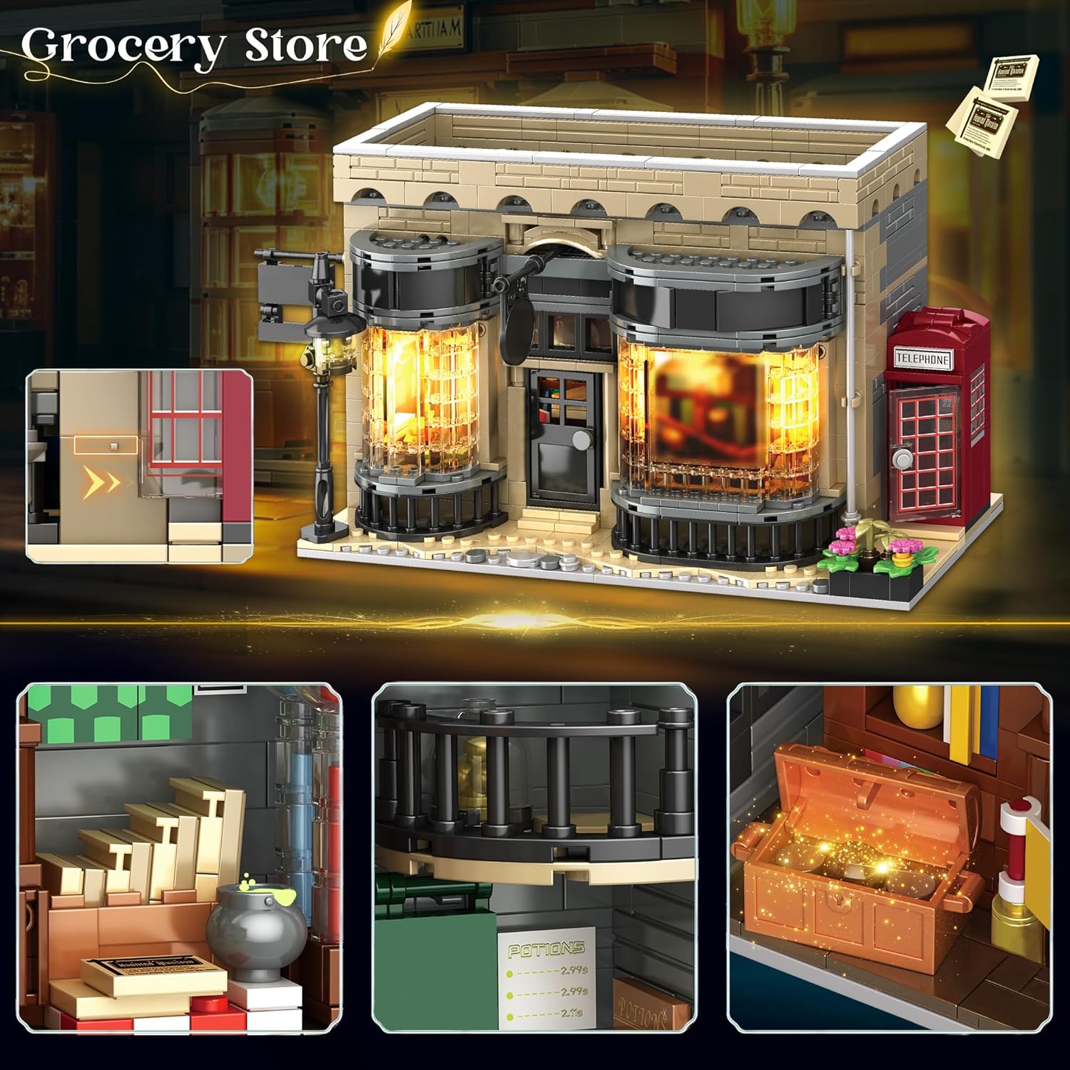 Turn Your Home into a Magical World with the TokMoc Diagon Alley Building Set