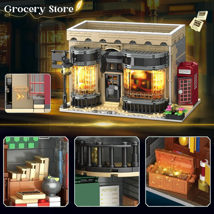 Turn Your Home into a Magical World with the TokMoc Diagon Alley Building Set