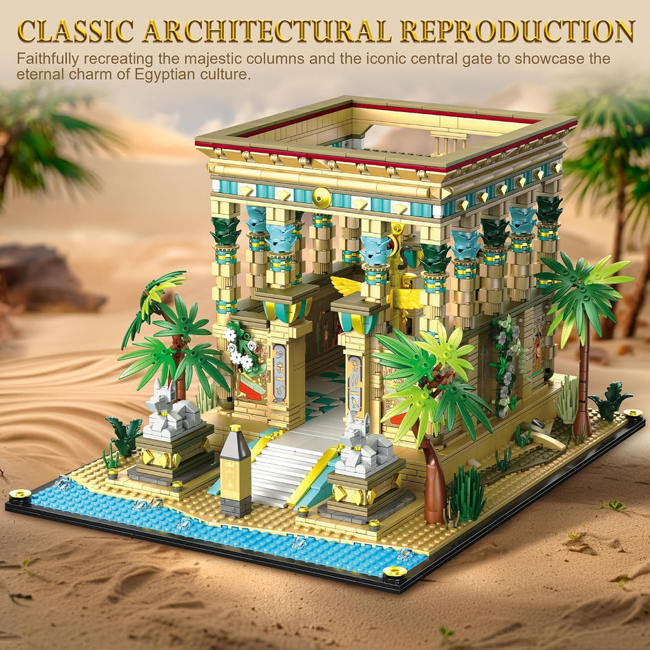 Step Into Ancient Egypt with the TokMoc Philaedin Temple Building Set