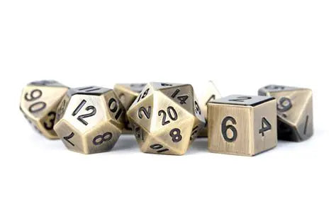 TOKMOC Golden Metal Dice Set – A Luxury Collectible for Dice Enthusiasts
