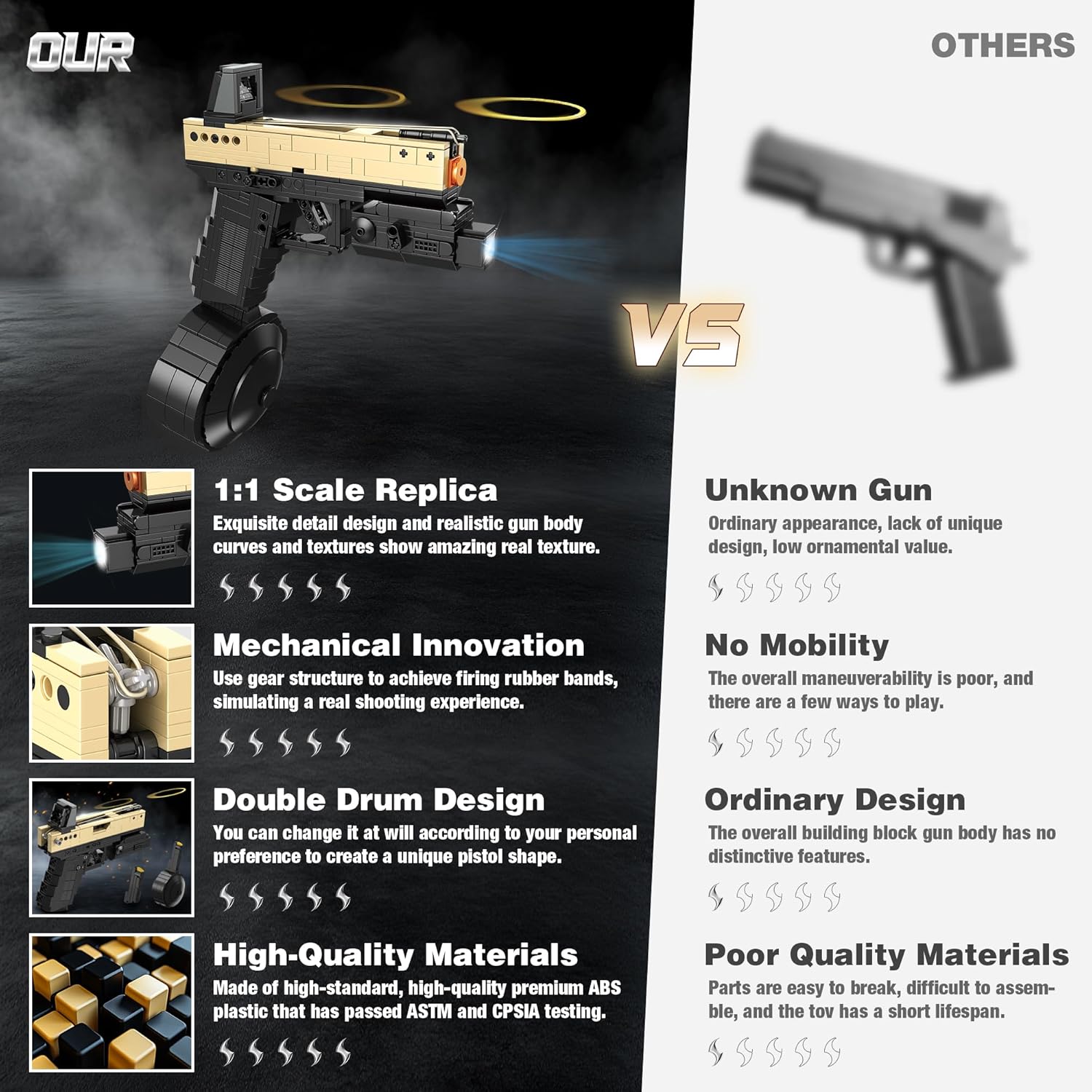 Building Block Glock Gun