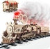 3D Wooden DIY Mechanical Train Model Kit